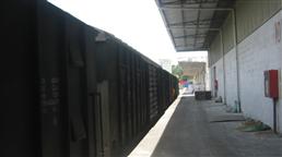 順生物流坂田火車站專用倉(cāng)庫(kù)區(qū)一角